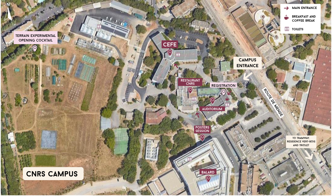 Campus CNRS map